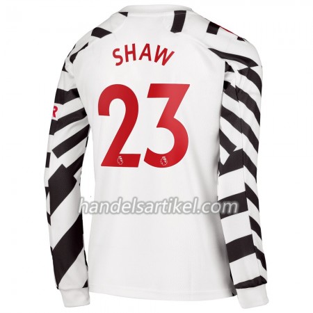 Manchester United Luke Shaw 23 Ausweich Trikotsatz 2020/21 Langarm